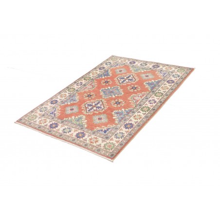 Tappeto Kazak Afghanistan marrone grigio 104x146