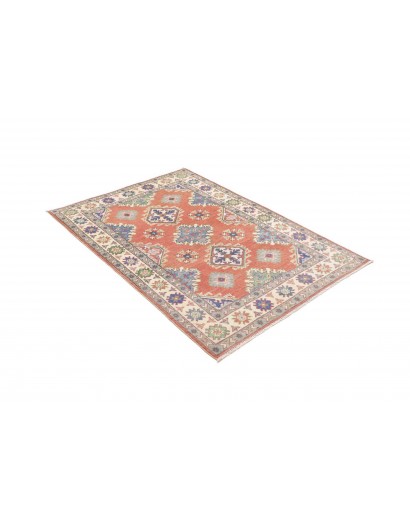 Tappeto Kazak Afghanistan marrone grigio 104x146