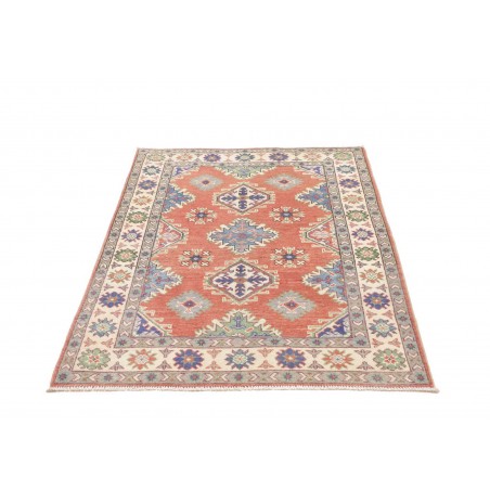Tappeto Kazak Afghanistan marrone grigio 104x146