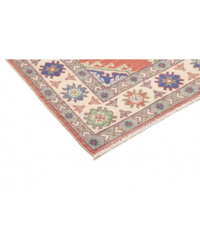 Tappeto Kazak Afghanistan marrone grigio 104x146