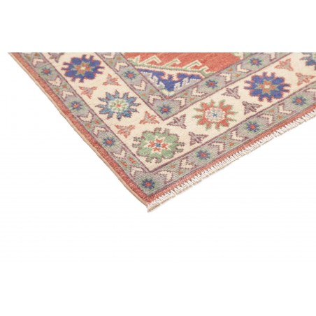 Tappeto Kazak Afghanistan marrone grigio 104x146