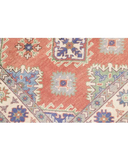 Tappeto Kazak Afghanistan marrone grigio 104x146