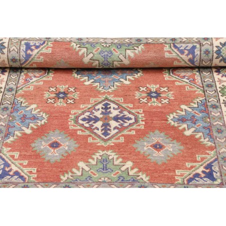 Tappeto Kazak Afghanistan marrone grigio 104x146