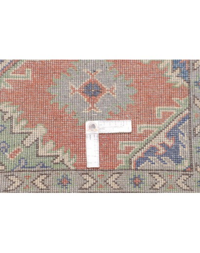 Tappeto Kazak Afghanistan marrone grigio 104x146