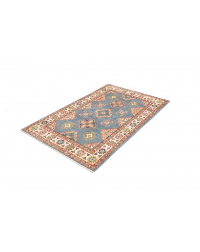 Tappeto Kazak Afghanistan beige grigio 102x158