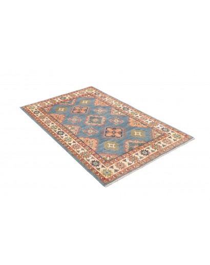 Tappeto Kazak Afghanistan beige grigio 102x158