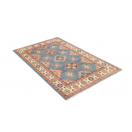Tappeto Kazak Afghanistan beige grigio 102x158