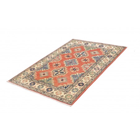 Tappeto Kazak Afghanistan marrone giallo 101x149