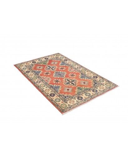 Tappeto Kazak Afghanistan marrone giallo 101x149