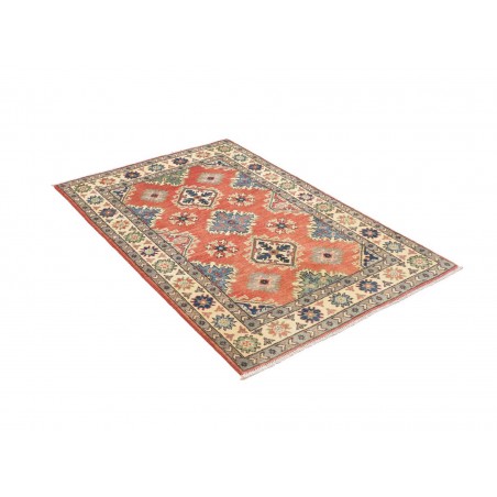 Tappeto Kazak Afghanistan marrone giallo 101x149