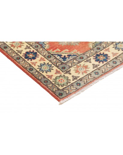 Tappeto Kazak Afghanistan marrone giallo 101x149