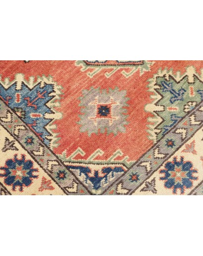 Tappeto Kazak Afghanistan marrone giallo 101x149