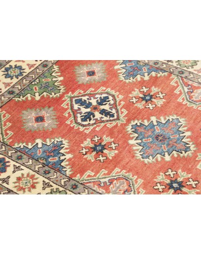 Tappeto Kazak Afghanistan marrone giallo 101x149