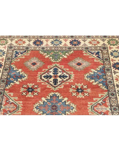 Tappeto Kazak Afghanistan marrone giallo 101x149
