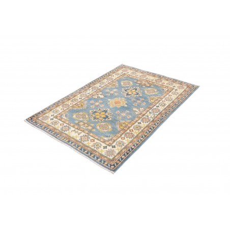 Tappeto Kazak Afghanistan beige azzurro 103x143