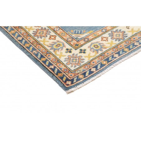 Tappeto Kazak Afghanistan beige azzurro 103x143
