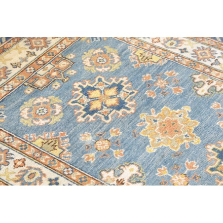 Tappeto Kazak Afghanistan beige azzurro 103x143