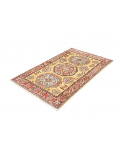 Tappeto Kazak Afghanistan marrone giallo 97x150