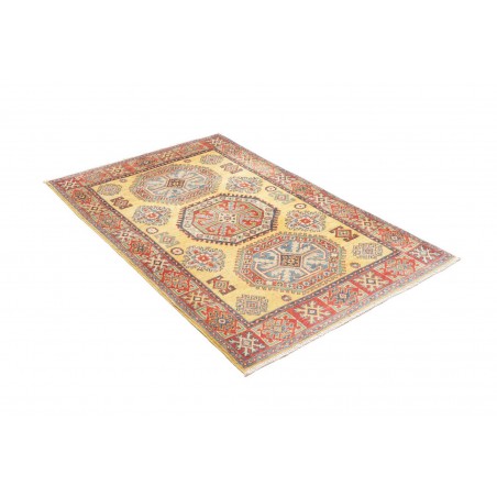 Tappeto Kazak Afghanistan marrone giallo 97x150