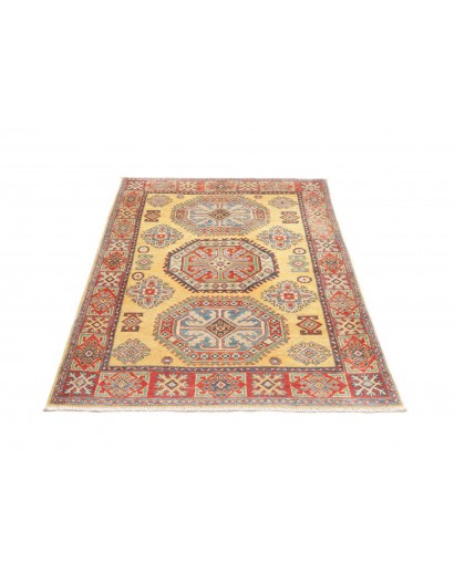 Tappeto Kazak Afghanistan marrone giallo 97x150