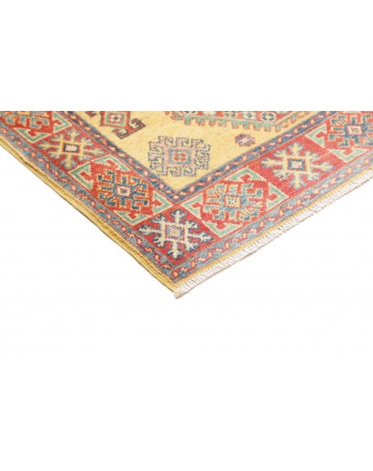 Tappeto Kazak Afghanistan marrone giallo 97x150