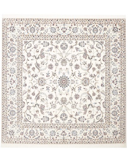 Tappeto Nain 6La Persia beige grigio 204x204