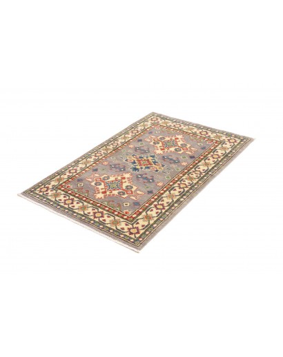 Tappeto Kazak Afghanistan marrone giallo 80x123