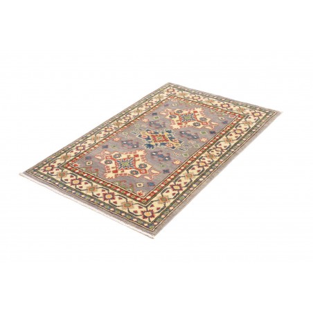 Tappeto Kazak Afghanistan marrone giallo 80x123