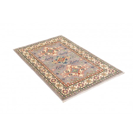 Tappeto Kazak Afghanistan marrone giallo 80x123
