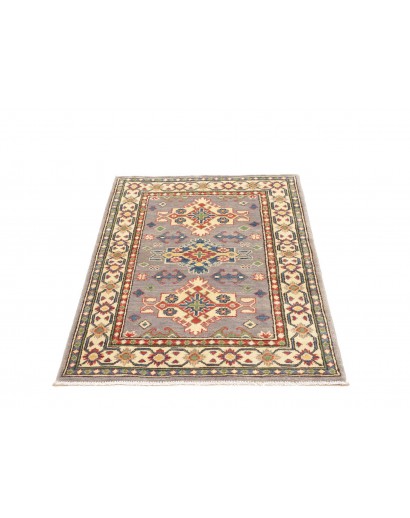Tappeto Kazak Afghanistan marrone giallo 80x123