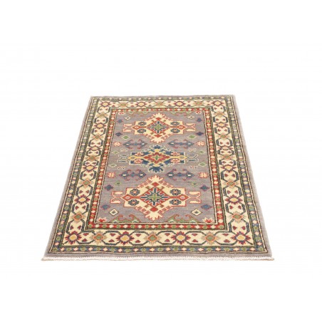 Tappeto Kazak Afghanistan marrone giallo 80x123