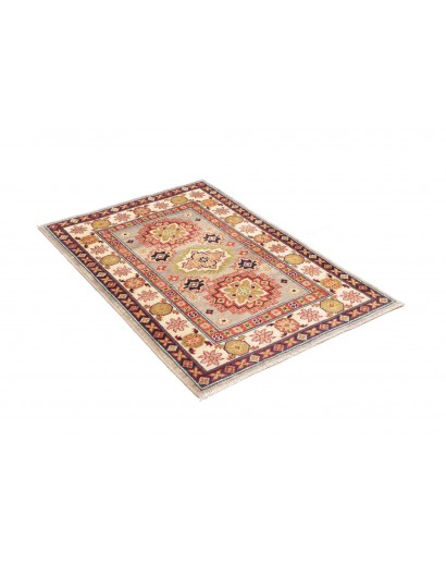 Tappeto Kazak Afghanistan marrone rosso 82x120