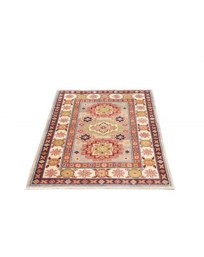 Tappeto Kazak Afghanistan marrone rosso 82x120