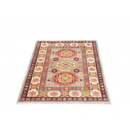 Tappeto Kazak Afghanistan marrone rosso 82x120