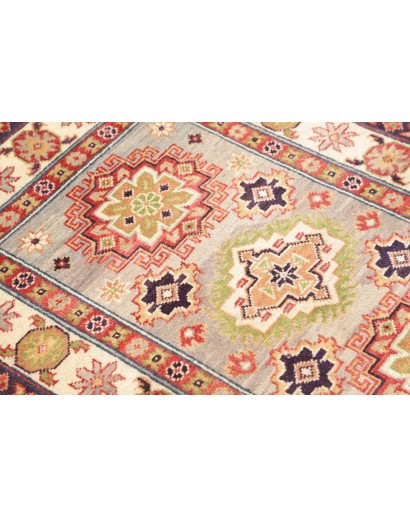 Tappeto Kazak Afghanistan marrone rosso 82x120