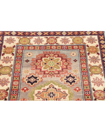 Tappeto Kazak Afghanistan marrone rosso 82x120