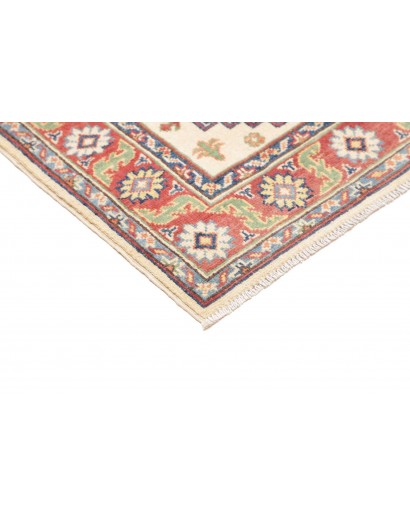 Tappeto Kazak Afghanistan beige azzurro 81x124