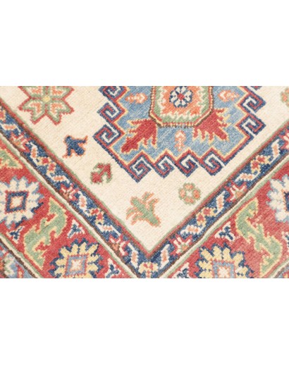 Tappeto Kazak Afghanistan beige azzurro 81x124
