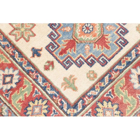 Tappeto Kazak Afghanistan beige azzurro 81x124
