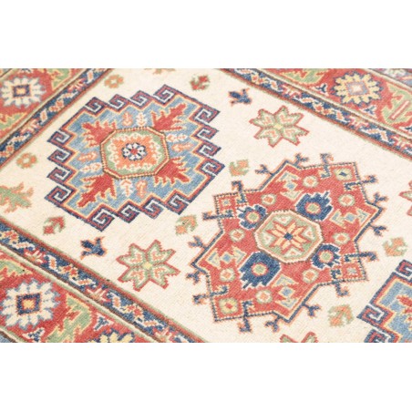 Tappeto Kazak Afghanistan beige azzurro 81x124