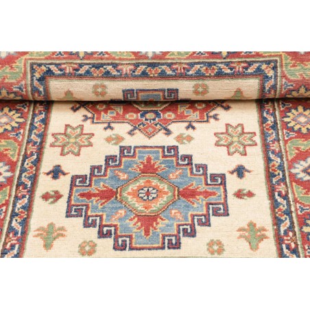 Tappeto Kazak Afghanistan beige azzurro 81x124