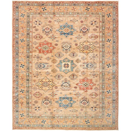 Tappeto Kazak Fine Pakistan marrone grigio 246x299