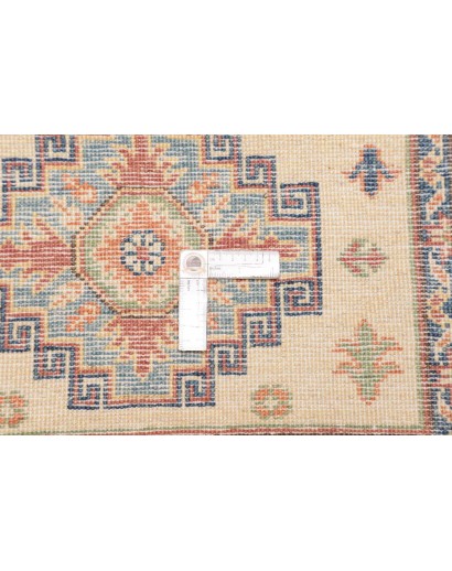 Tappeto Kazak Afghanistan beige azzurro 81x124