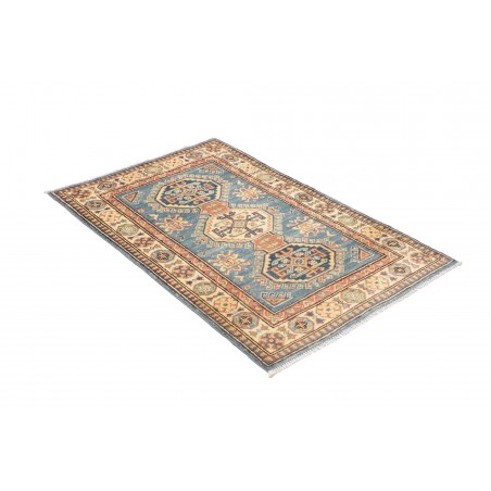 Tappeto Kazak Afghanistan marrone azzurro 79x127