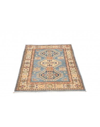 Tappeto Kazak Afghanistan marrone azzurro 79x127