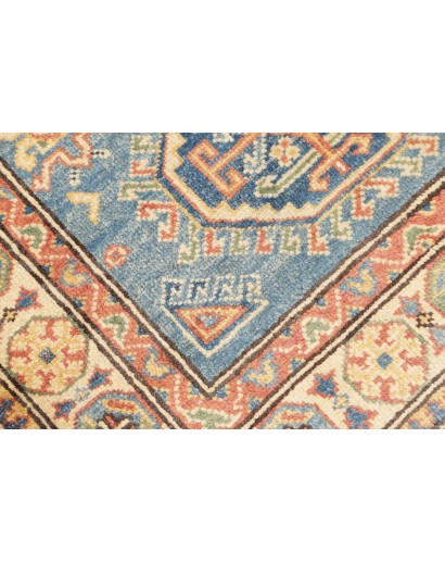 Tappeto Kazak Afghanistan marrone azzurro 79x127