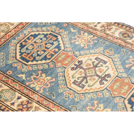 Tappeto Kazak Afghanistan marrone azzurro 79x127