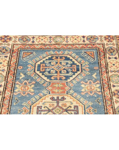 Tappeto Kazak Afghanistan marrone azzurro 79x127