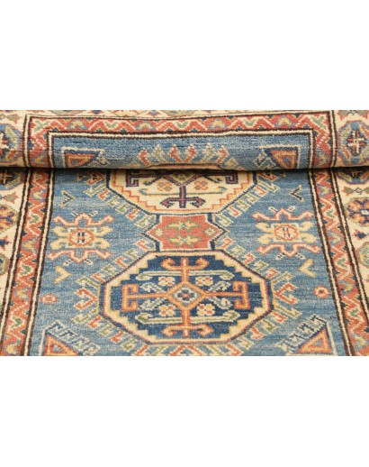 Tappeto Kazak Afghanistan marrone azzurro 79x127