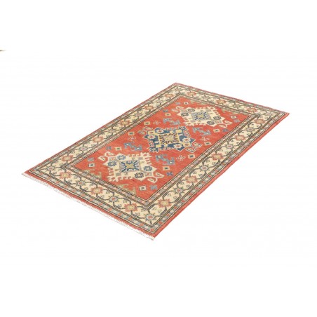 Tappeto Kazak Afghanistan marrone verde 82x125